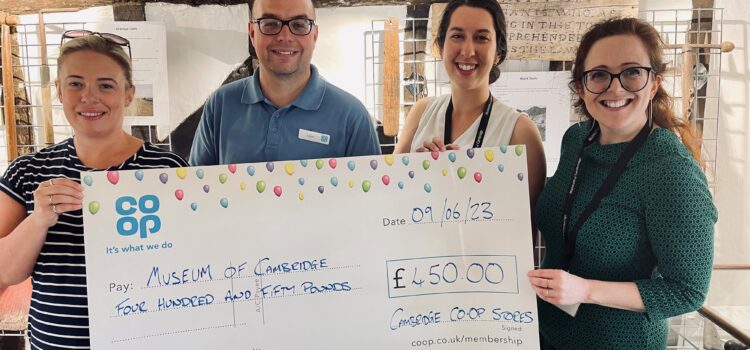 Museum of Cambridge Receives Donation from Co-op for Schools Loan Box Programme
