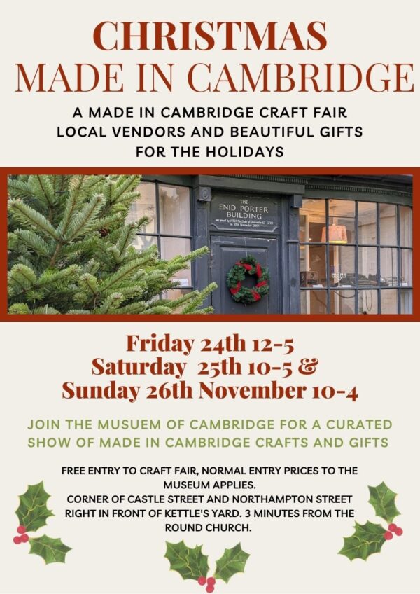 Made in Cambridge Christmas Market The Museum of Cambridge